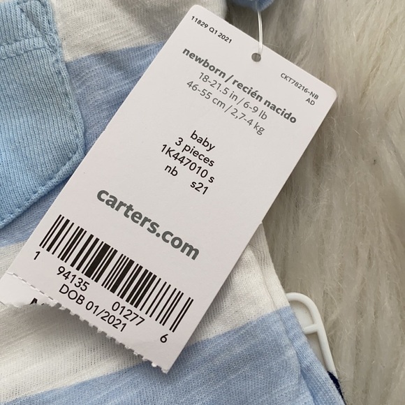 Carter’s / Oeko-Tex Outfit Beanie Bundle - Picture 5 of 10